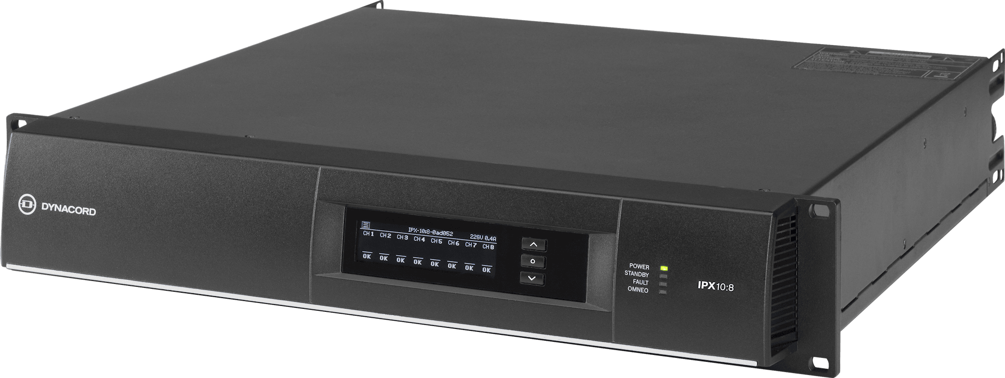 IPX10:8 DSP power amplifier, install