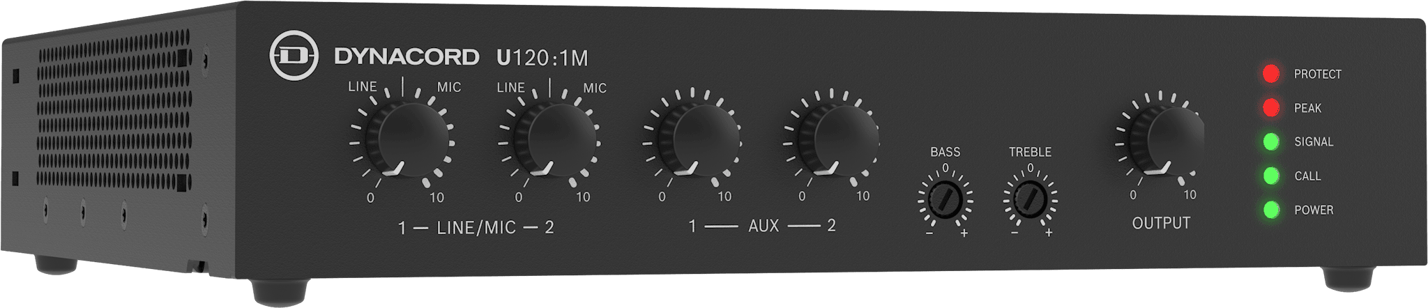 U120:1M Mixer amplifier 120W, 1 channel