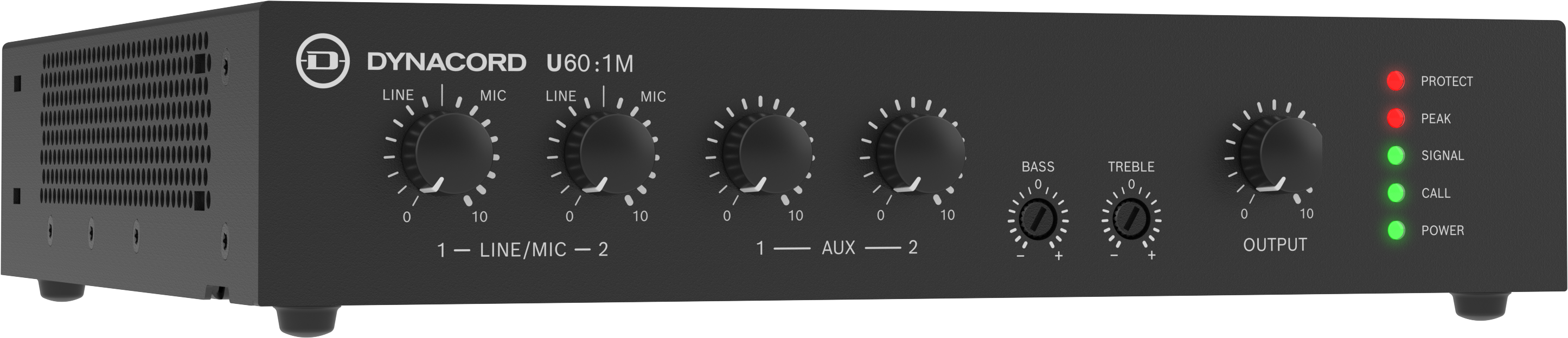 U60:1M Mixer amplifier 60W, 1 channel