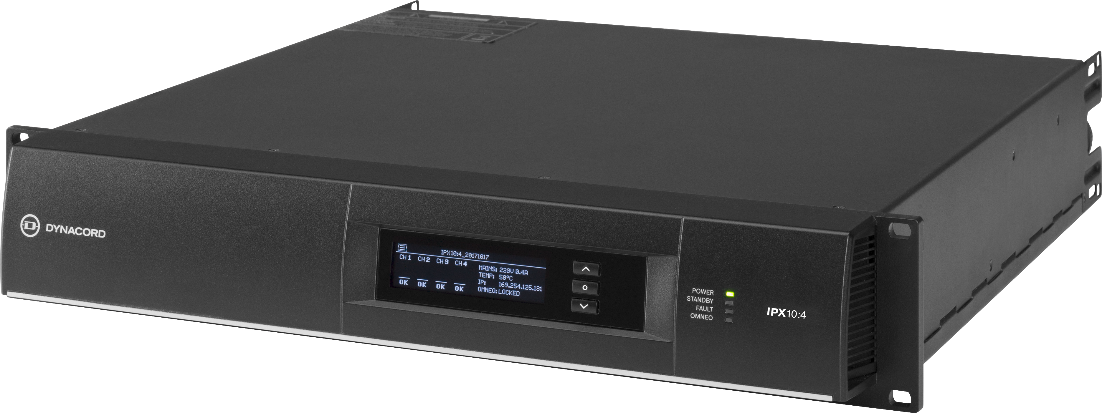 IPX10:4 DSP power amplifier, install
