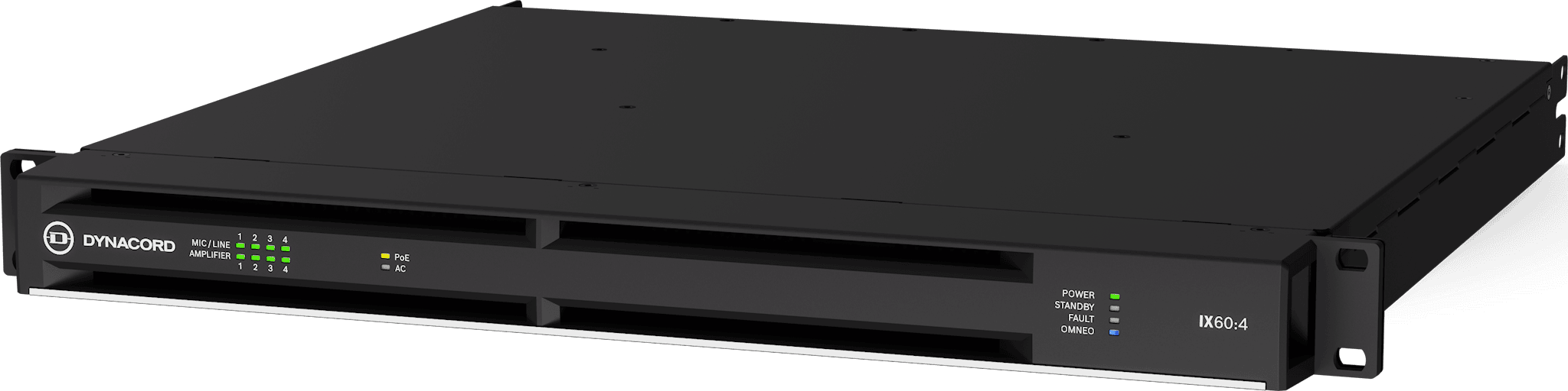 IX60:4 4-channel DSP power amplifier, 6 kW